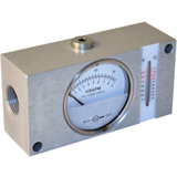 Inline Flow Indicator for Hydraulic Systems With Temperature Sensor -- FI750 Series
