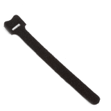 10-Pack Black 1/2"x6" Hook and Loop Cable Wrap -- FT9260