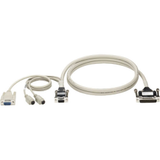1FT KVM CPU Cable VGA/PS2/DB9 Coax -- EHN382S-0001