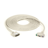 5FT KVM User Cable DB25 VGA PS2 With Audio Coax -- EHN383A-0005