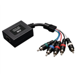 Component Video with Stereo Audio over Cat5/Cat6 Extender, In-Line Remote Receiver, Up to 700-ft. -- B136-100