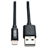 USB Sync/Charge Cable with Lightning Connector, Black, 10 ft. (3 m) -- M100-010-BK