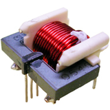 CSL Series miniature wired open-loop current sensor, 40 mA sensed current, sink or source output, through-hole, operates on ac or dc current, bottom mount -- CSLW6B40M