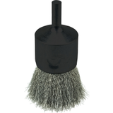 1" Crimped Wire End Brush, .0104" Stainless Steel Fill -- 10022