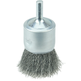 1" Coated Cup Crimped Wire End Brush, .006" Steel Fill -- 11006