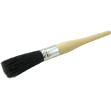 #8 15/16" Oval Sash Brush, Black China Bristle, 3" Trim Length, Plain Foam Handle -- 40020
