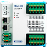 16-ch Isolated Digital Input and 16-ch Isolated Digital Output EtherCAT Remote I/O Module -- AMAX-4830-B