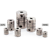 Cleanroom / Vacuum / Heat Resistant Couplings - Slit Type (SUS316L) - Clamping Type -- XSTS-25C