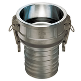 Tri-Couple Stainless Steel Part C Female Coupler x Hose Shank -- SS-C200