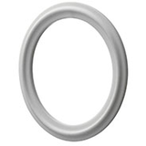 1 1/2 in. Size White Silicone Tri-Clamp Gasket|Master File -- SIL-40MPX150