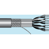 Alpha Essentials Multi-Pair Cable - Foil Braid Shield - 28 AWG 4 Pair - Gray - 300V - 1000ft - Alpha 3494C SL001 -- 3494C SL001