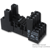 Din Rail Relay Socket, 4-Pole. 6A; Socket Mounting Te Connectivity -- 4-1415033-1