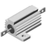 Wirewound Resistor, 0.01 Ohm, 12.5W, 1%; Resistance Vishay -- RH010R0100FE02