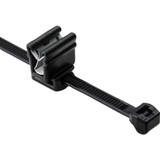 Outside Serrated Cable Tie &amp; Edge Clip, 8.0 Long, Ec4A, 1 3 Mm Panel, 50Lb, Pa66Hs, Black, 500/pkg Rohs Compliant Hellermanntyton -- 156-00860