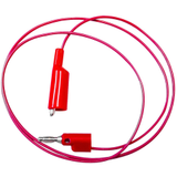 Alligator Clip-4Mm Banana Plug, Red, 12 Rohs Compliant Mueller Electric -- BU-2030-A-12-2