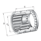 Needle Roller Axial Ball Bearings -- NX30-Z-XL