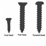 Extra Screws for Forged Iron Hinges and Dummy.. -- 778159