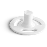 White HDPE Oral Syringe Stands -- 9301-01