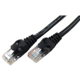 1' Cat6 Patch Cable, Black -- 43-815BK