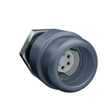 ODU MINI-MED® Front panel mount receptacle, IP67, 6 Contacts, 90° Key -- 756-199-400-000-000
