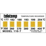 110-7 TEMP RECORDER 350-400F -- 110-7