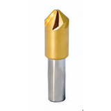 Countersink -- M42 - 6 Flute - TiN Coated