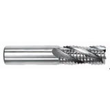 Cobalt HSS End Mills -- Coarse Pitch Non-Center Cutting