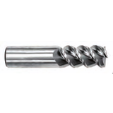 Cobalt HSS End Mills -- 3 Flute - Single End 60 Degree